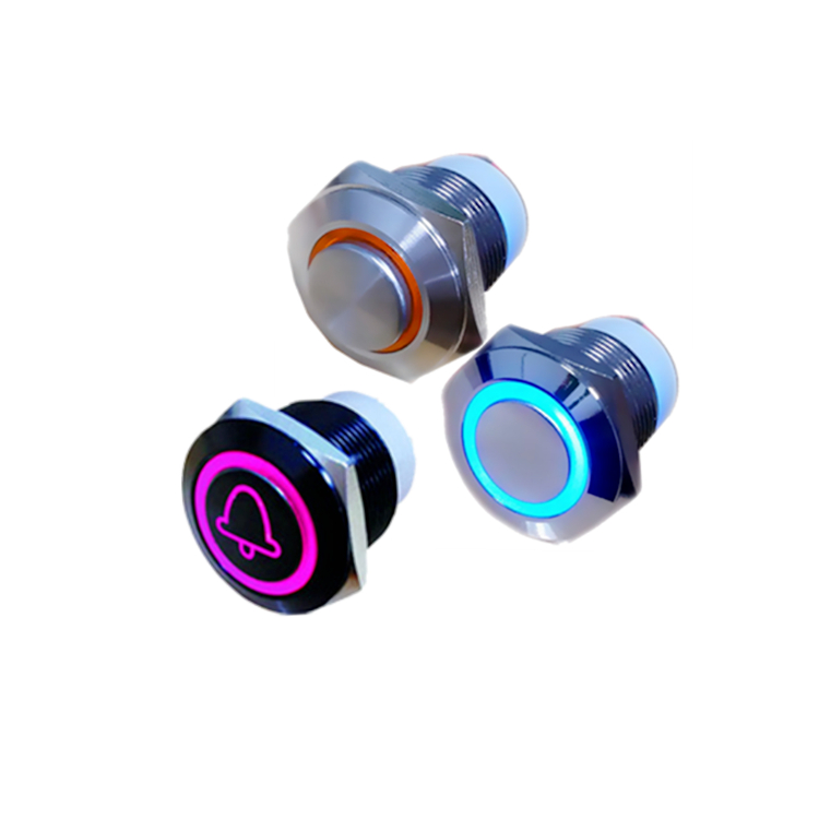 PBM-19雙色燈金屬開關